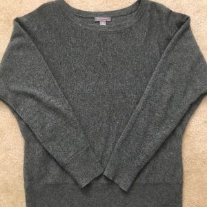 Grey 100% Cashmere Sweater